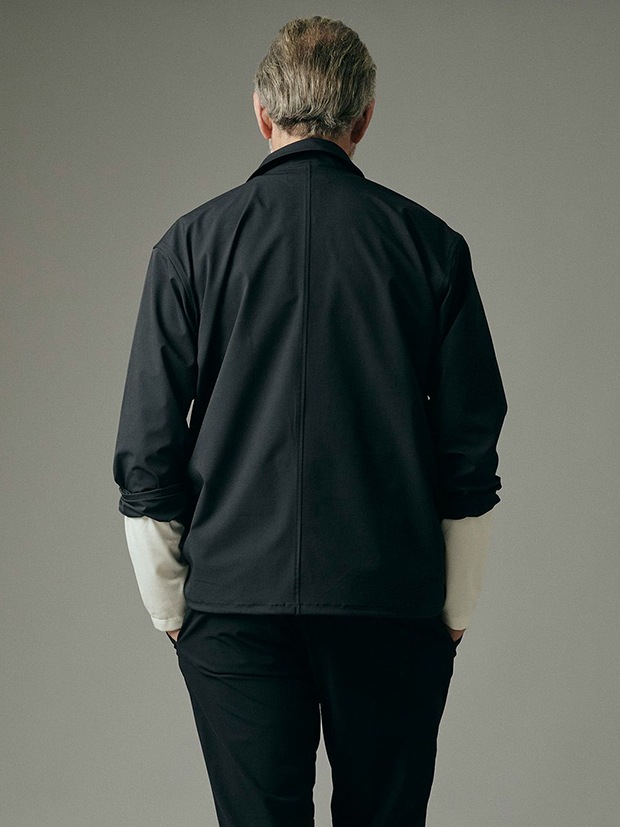 junhashimoto COACH SHIRTS JACKET / BLACK