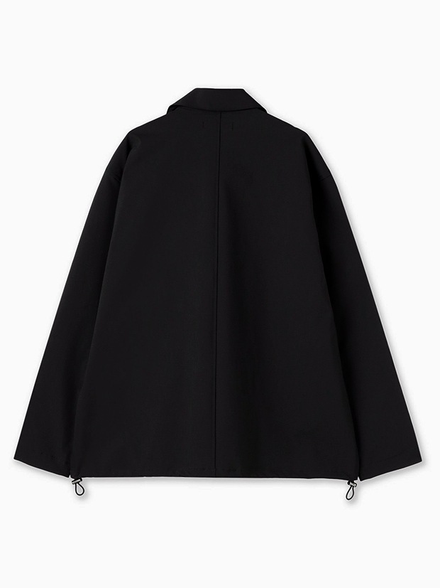 junhashimoto COACH SHIRTS JACKET / BLACK