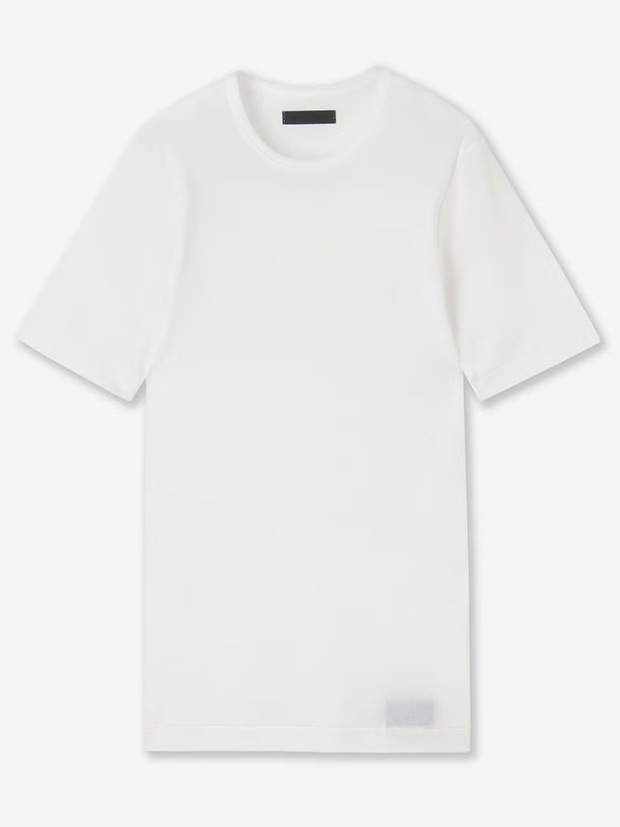 junhashimoto LAYERED PACK TEE / BLACK x WHITE