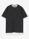 junhashimoto LAYERED PACK TEE / BLACK x WHITE
