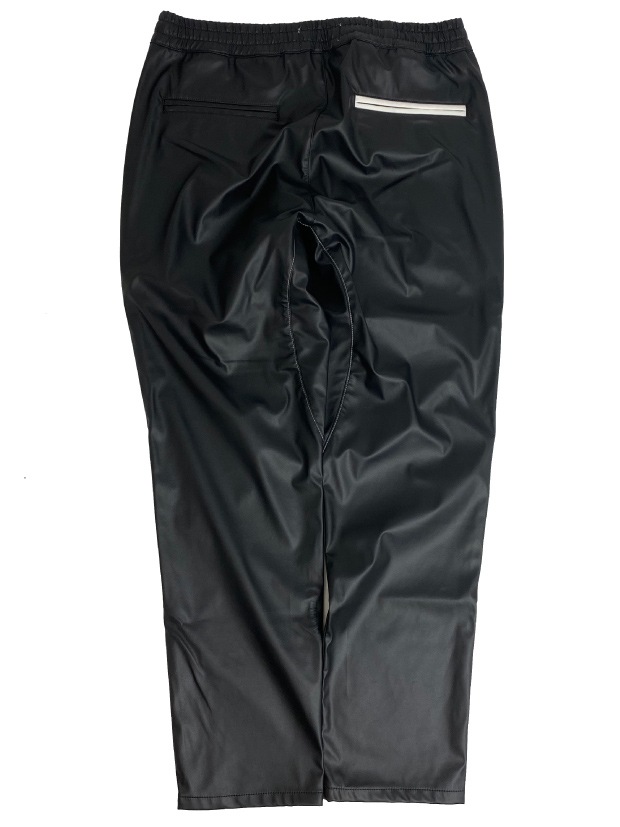 WILLIAMSBURG &CO. SYNTHETIC LEATHER PANTS / BLACK