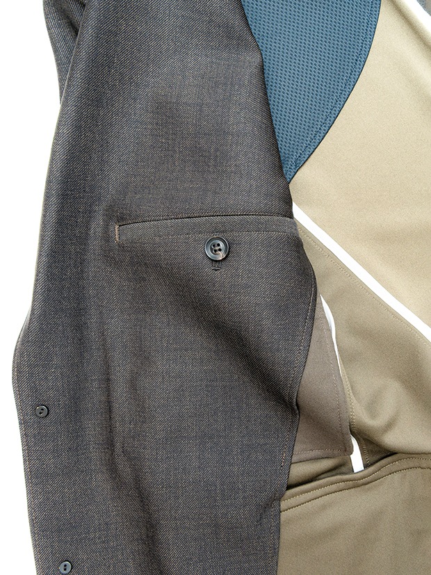 junhashimoto JERSEY JACKET -USO TWILL- and EASY TUCK PANTS★★ / D.KHAKI