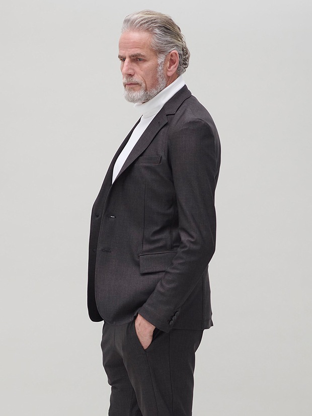 junhashimoto JERSEY JACKET -USO TWILL- and EASY TUCK PANTS★★ / D.KHAKI