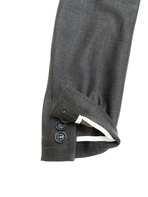junhashimoto JERSEY JACKET -USO TWILL- and EASY TUCK PANTS★★ / D.KHAKI