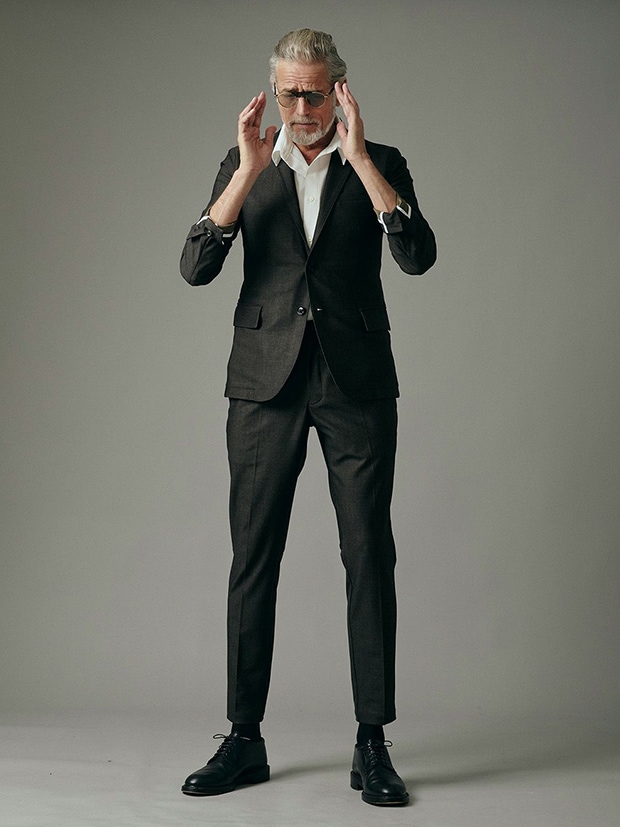 junhashimoto JERSEY JACKET -USO TWILL- and EASY TUCK PANTS★★ / D.KHAKI