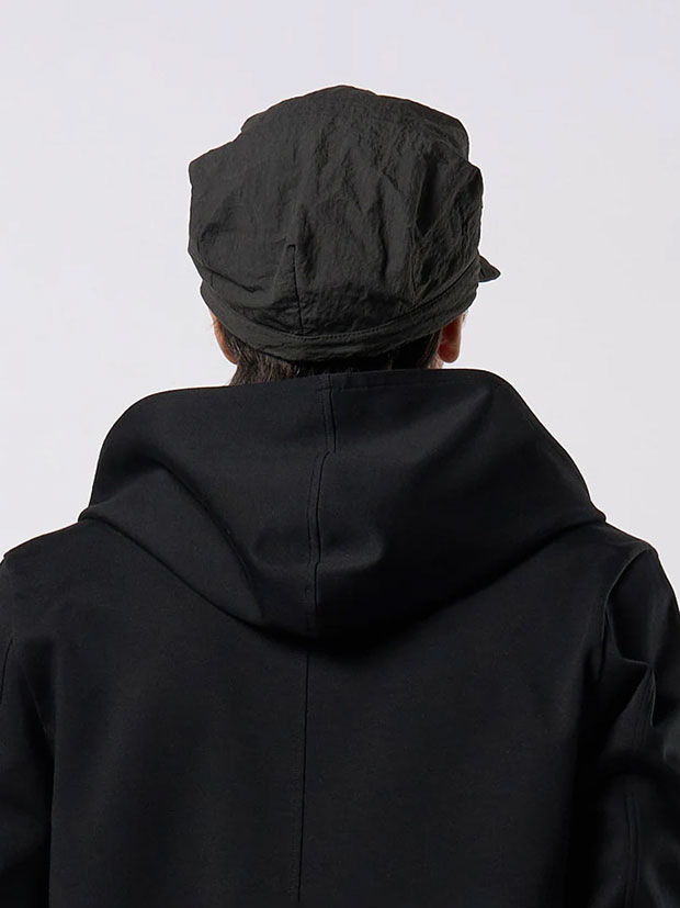 wjk solid engineer cap / charcoal black