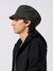 wjk solid engineer cap / charcoal black