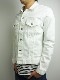 SeaGreen MEATO DENIM JACKET WHITE