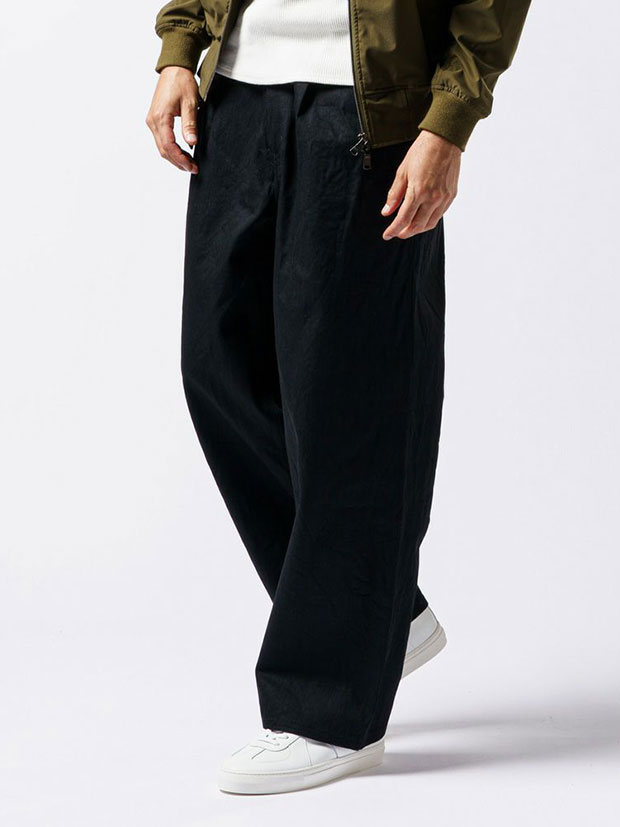 wjk 2tack wide denim pants / BLACK | ALL ITEM | rumbleFISH