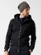 wjk basic zip-up parka / black