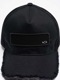 wjk cut-off mesh cap / black