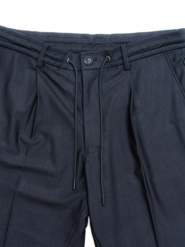 junhashimoto JERSEY JACKET -USO TWILL- and EASY TUCK PANTS★★ / D.NAVY
