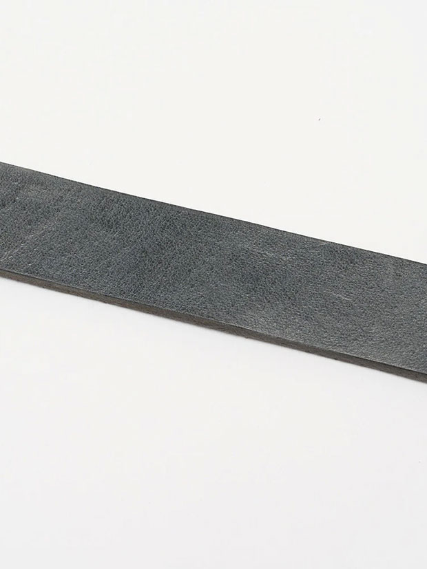 wjk W-ring long belt / gray