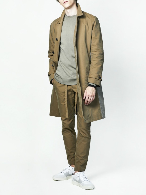 junhashimoto COMBINATION BELTED / CAMEL