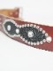 HTC STUDS BELT 53 ST 1.75  / LT.BROWN SILVER