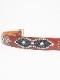 HTC STUDS BELT 53 ST 1.75  / LT.BROWN SILVER