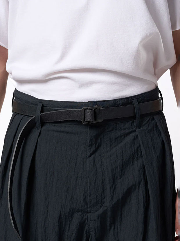 wjk W-ring long belt / black