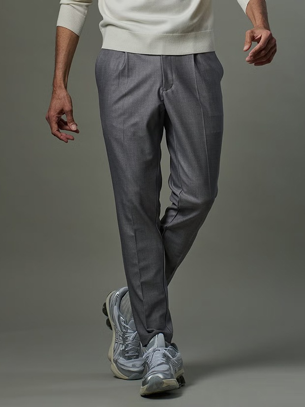 junhashimoto FULL LINING JERSEY JACKET and EASY TUCK PANTS★★ / GREIGE