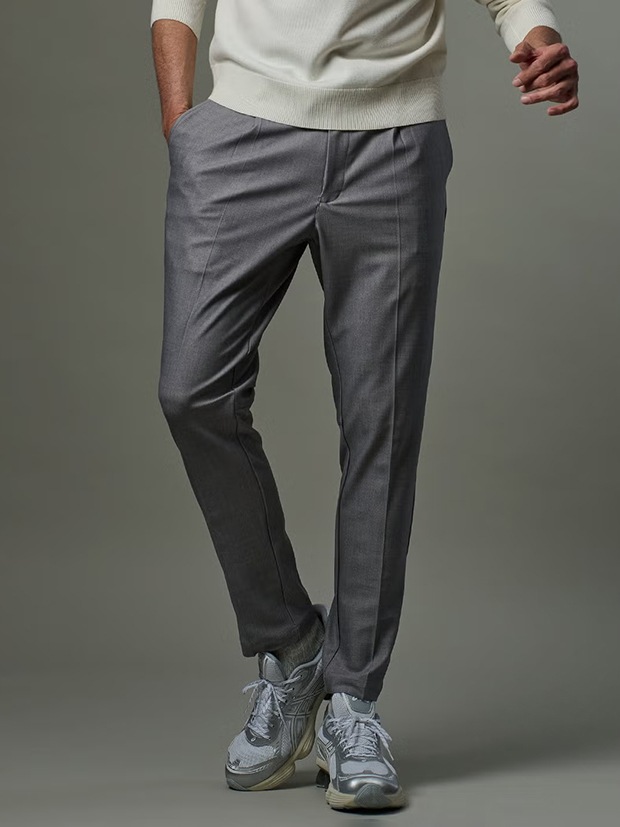 junhashimoto FULL LINING JERSEY JACKET and EASY TUCK PANTS★★ / GREIGE