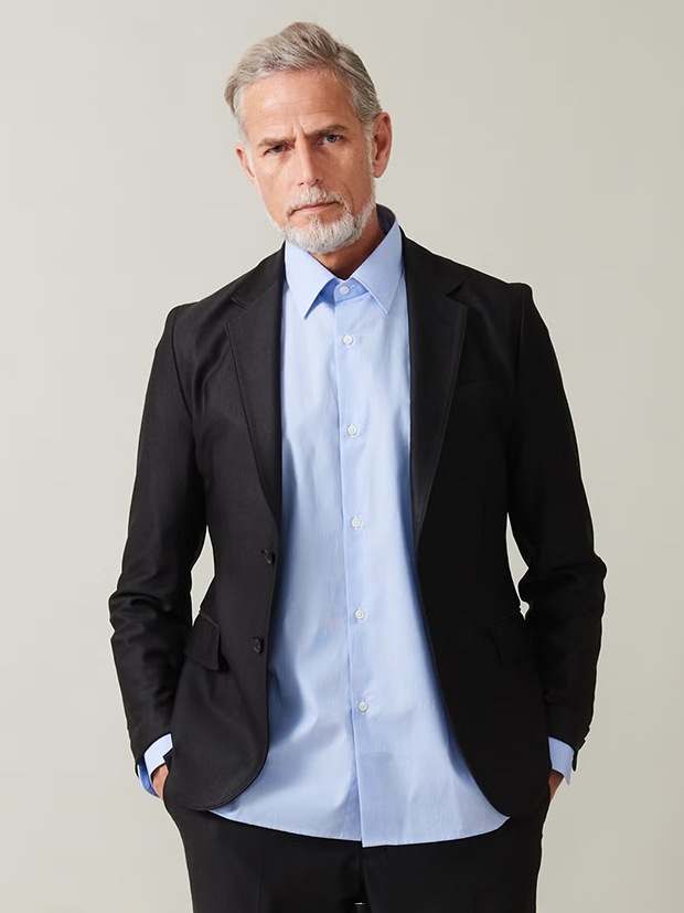 junhashimoto FULL LINING JERSEY JACKET and EASY TUCK PANTS★★ / BLACK