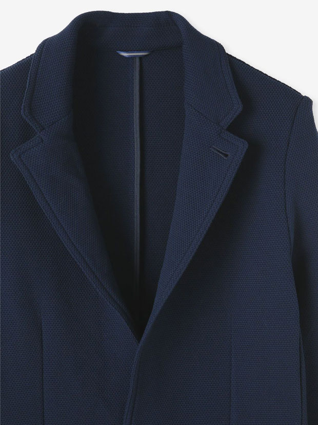 junhashimoto KNITTING S JACKET NAVY