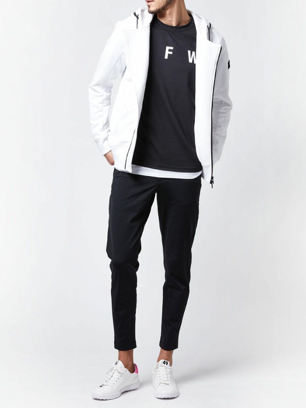TFW49 P02 ANKLE SLIM PANTS / BLACK