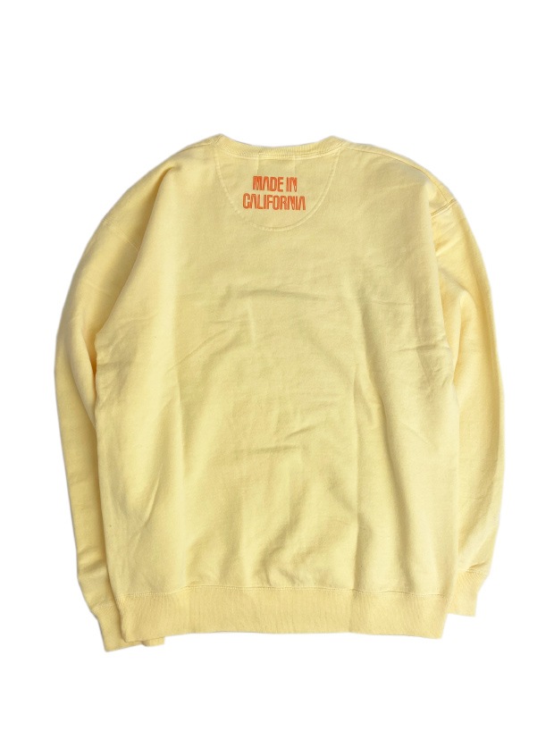 CALIFOLKS Crew Sweat MADE IN CALIFORNIA / YELLOW