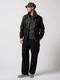 wjk leather rib jersey type A-2 / black