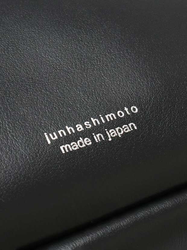 junhashimoto LEATHER SACOCHE BLACK