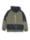 TFW49 COMBINATION HOODED JACKET / KHAKI x NAVY