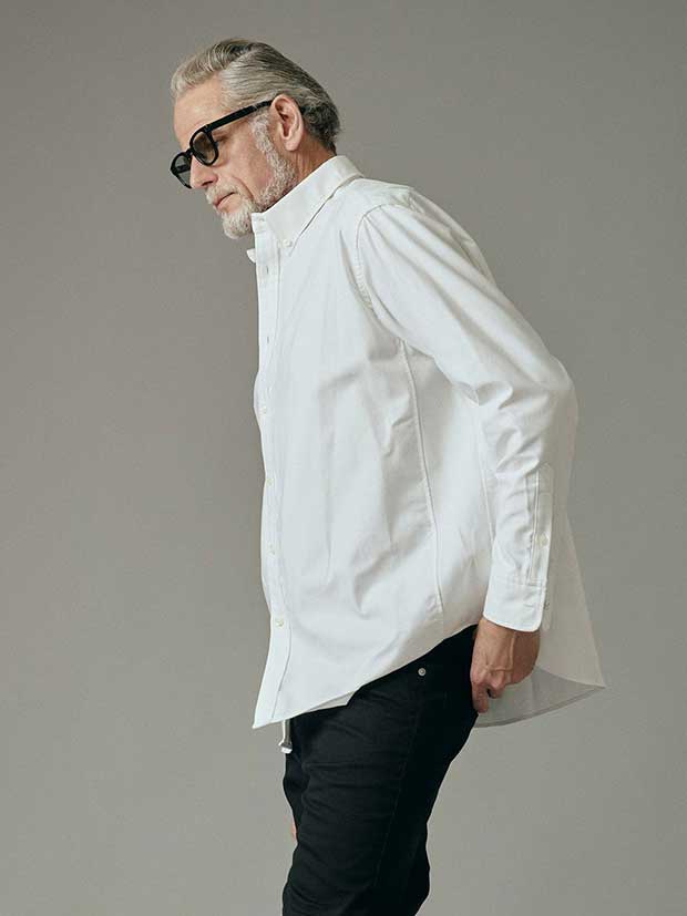 junhashimoto RELAXED BD SHIRTS / WHITE