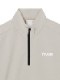 TFW49 MOCK NECK HALF ZIP / BEIGE / WHITE