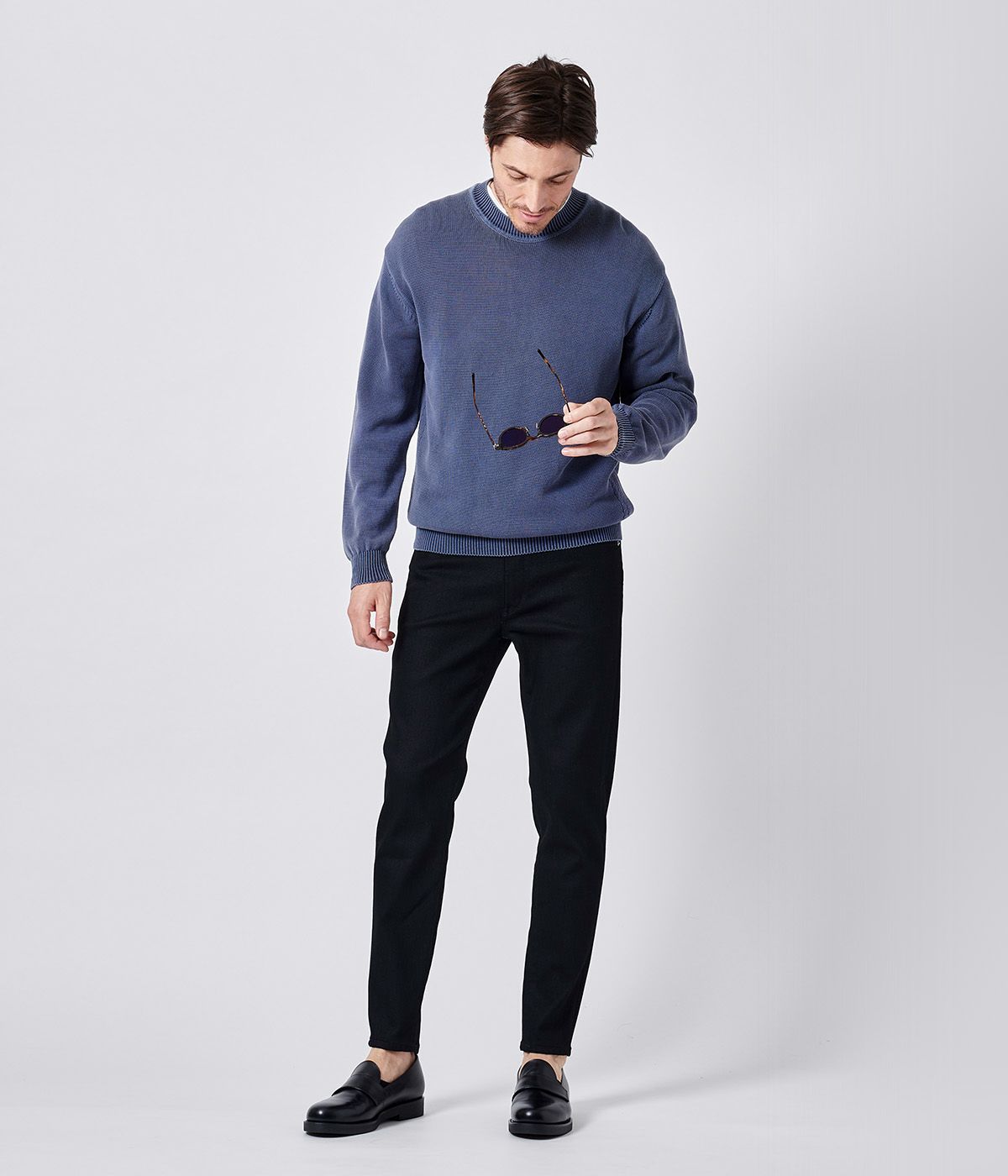 junhashimoto EDWIN SLIM JERSEYS/ BLACK | junhashimoto