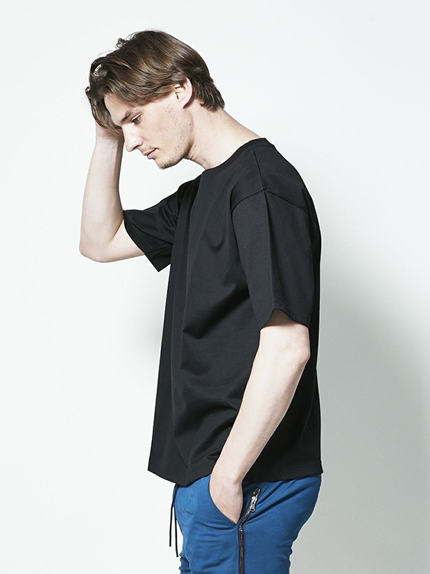 junhashimoto CU23 101RELAX CREW T / BLACK