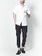 junhashimoto SV11 BAND COLLAR S/S SHIRTS / WHITE