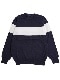 junhashimoto K04 STRIPE CREW NECK / NAVY WHITE