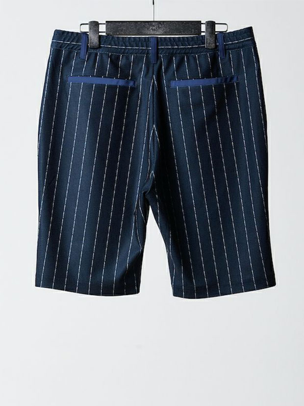 1PIU1UGUALE3 GOLF×PANZETTA GIROLAMO SHORT PT 113 STRIPE / NAVY