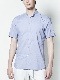 junhashimoto SV11 BAND COLLAR S/S SHIRTS / BLUE
