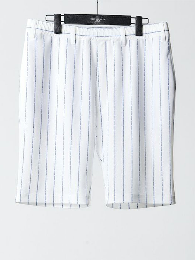 1PIU1UGUALE3 GOLF×PANZETTA GIROLAMO SHORT PT 113 STRIPE / WHITE