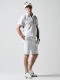 1PIU1UGUALE3 GOLF×PANZETTA GIROLAMO SHORT PT 113 STRIPE / WHITE