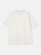 SeaGreen KNIT RIB T-SHIRT / WHITE