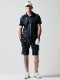 1PIU1UGUALE3 GOLF×PANZETTA GIROLAMO SHORT PT 113 STRIPE / NAVY