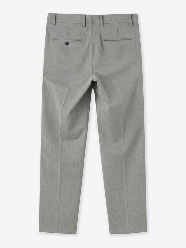 junhashimoto RELAXED 2TUCK PANTS / M.GREY
