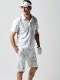 1PIU1UGUALE3 GOLF×PANZETTA GIROLAMO SHORT PT 113 STRIPE / WHITE