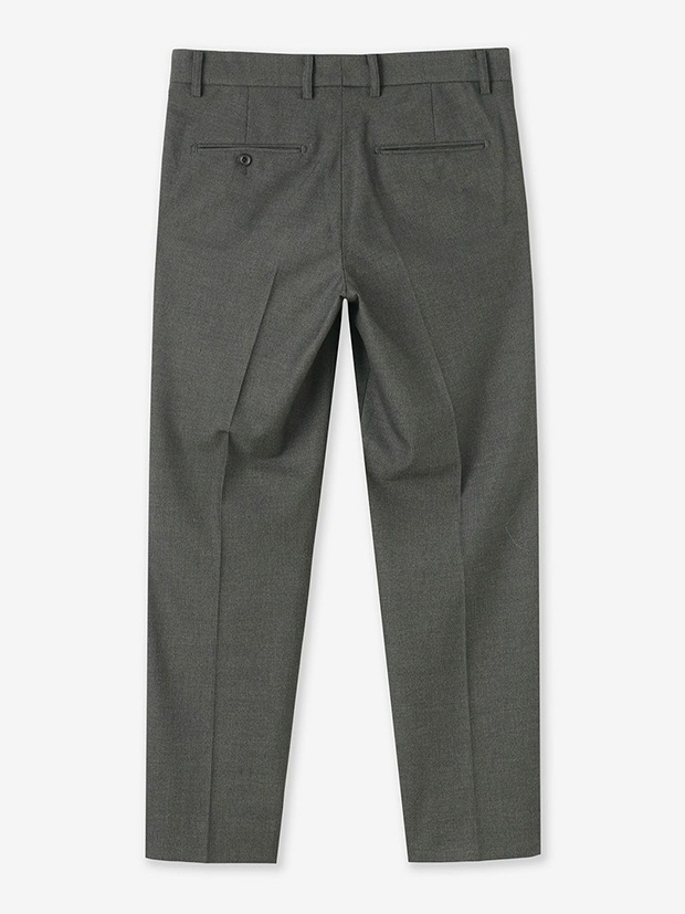 junhashimoto RELAXED 2TUCK PANTS / CHARCOAL