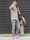 junhashimoto V POCKET DENIM Hybrid Vintage GRAY