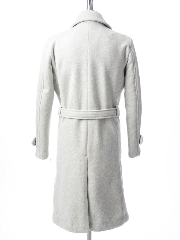 AKM DOUBLE TRENCH COAT -Super100 Double Beaver- L.GRAY | ALL ITEM
