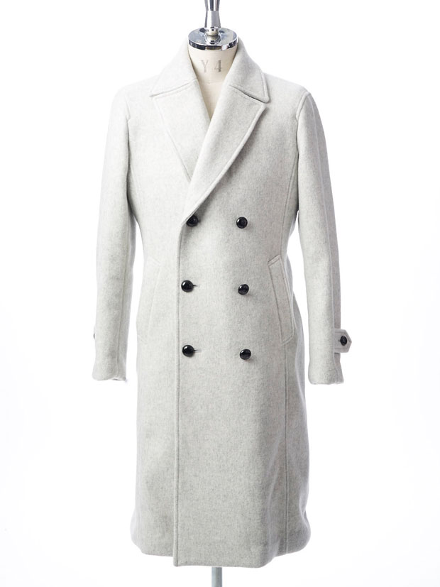 AKM DOUBLE TRENCH COAT -Super100 Double Beaver- L.GRAY | ALL ITEM