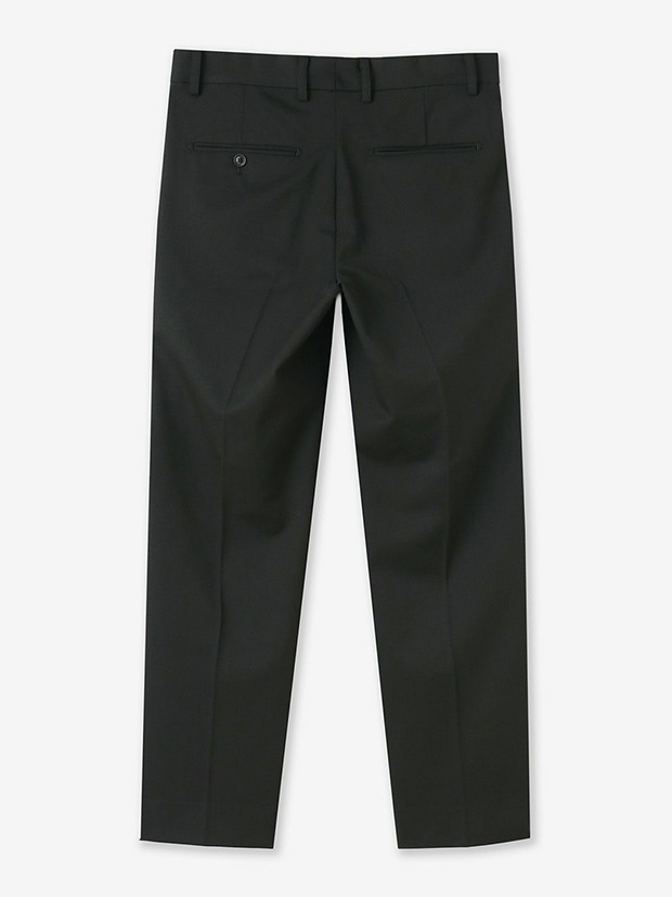 junhashimoto RELAXED 2TUCK PANTS / BLACK
