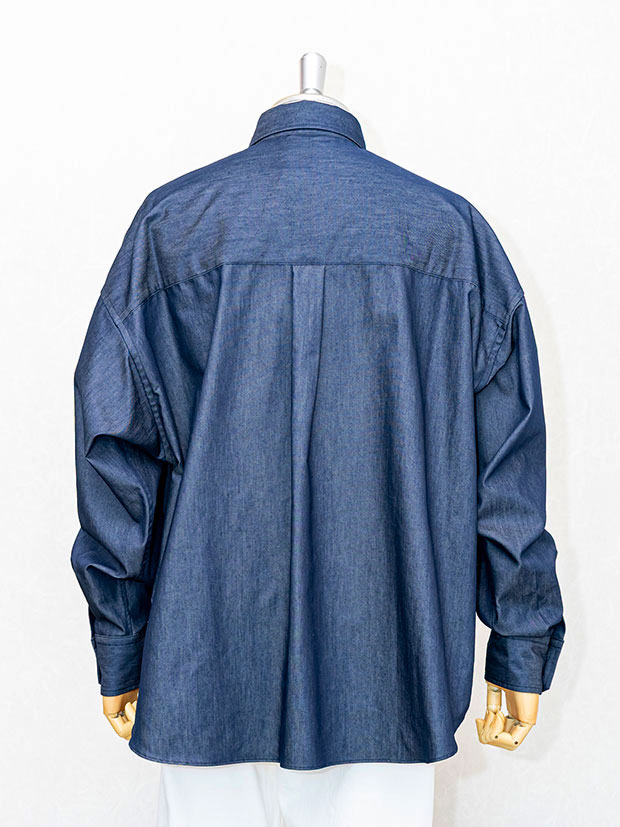 junhashimoto MEGA BIG SHIRT / INDIGO | junhashimoto | rumbleFISH